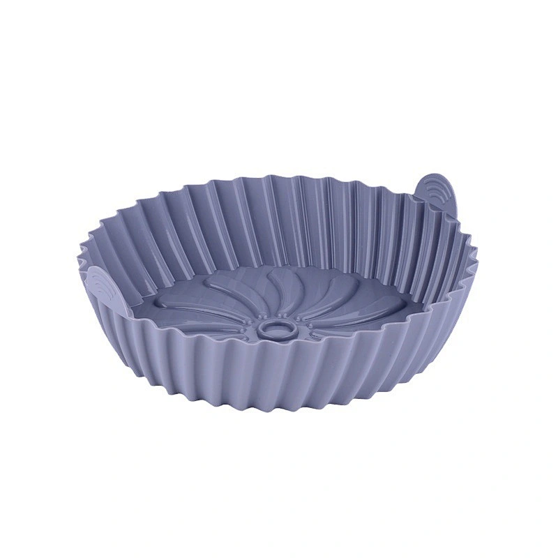 110G Silicone Air Fryer Pot Bake Dish Foldable Baking Pan Tools Pastry Tools Silicone Air Fryer Liners For Kitchen With Tray